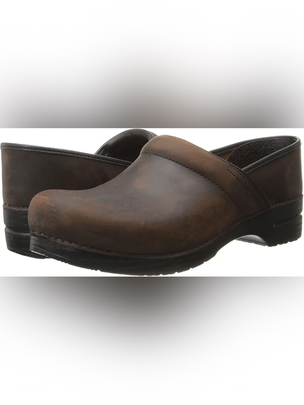 Dansko Professional Brown Leather Clog Classic Women’s Size 38 EU Comfort